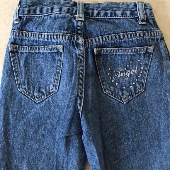 Limited 🌸Too Sparkly Angel pocket flare Jeans - Picture 1 of 11